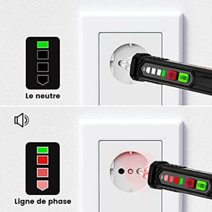 Non-Contact Voltage Detector, Voltage Tester With Adjustable Sensitivity Non-Contact Voltage/Phase Tester, Current - Image 3