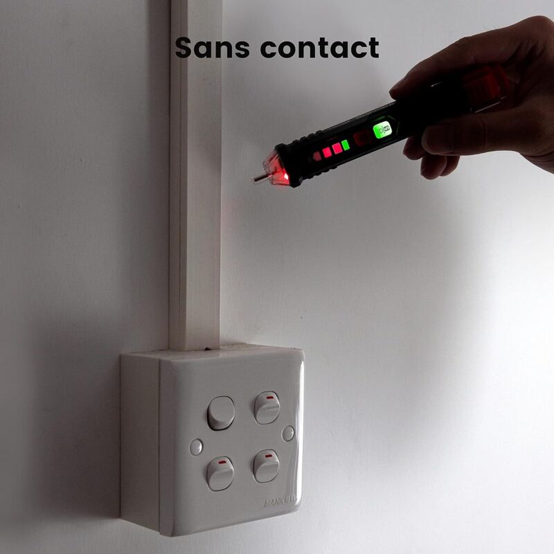 Non-Contact Voltage Detector, Voltage Tester With Adjustable Sensitivity Non-Contact Voltage/Phase Tester, Current - Image 4