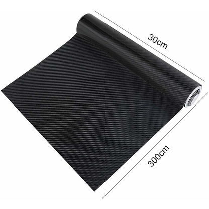 6D Waterproof Car Sticker Film Carbon Fiber Vinyl Adhesive 30300Cm Waterproof Non-Stick For Car,Computer,Phone Case - Image 2