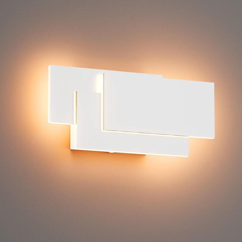 Wall Light, 12W Wall Lamp, Ip20 Waterproof Wall Lighting, Modern Design Elegant Bedroom, Hallway Wall Light, Warm - Image 2
