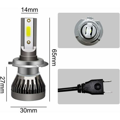 H7 Car Headlight Mini LED Lamp Bulbs Car Headlight Kit 6000K LED Lamp 2 pcs - Image 2