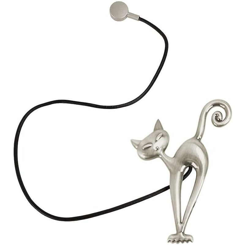 2 pcs Magnetic Curtain Tiebacks Magnetic Curtain Buckle Beautiful Cat Pattern Curtain Clip Curtain Accessories For Home - Image 4