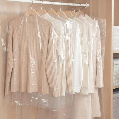 30 Pieces Garment Covers Dustproof Cover Dustproof Pouch Transparent Protective Covers For Dress Suits Coats 60 X 120 Cm - Image 4