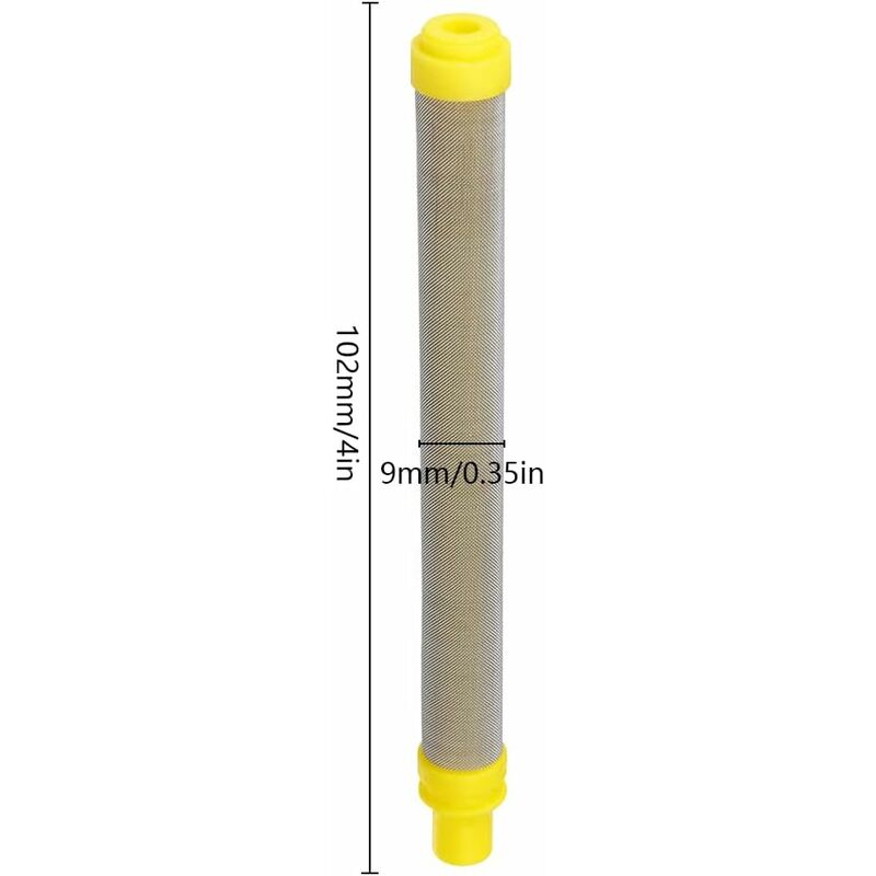 5 pcs 100 Mesh Filters For Wagner Airless Paint Spray Guns Stainless Steel Filter Elements For Wagner Airless Paint - Image 2