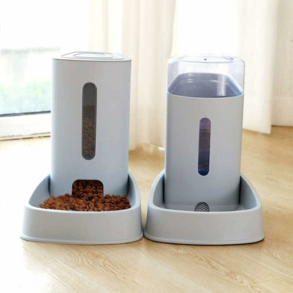 Automatic Water/Dog Feeder Fountain - 3.8L X 2 Pieces - Dog/Cat/Dog Food Feeders And Waterers Accessories Cat/Dog/Pet - Image 3