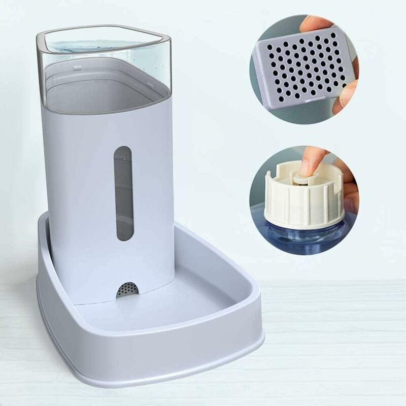 Automatic Water/Dog Feeder Fountain - 3.8L X 2 Pieces - Dog/Cat/Dog Food Feeders And Waterers Accessories Cat/Dog/Pet - Image 4