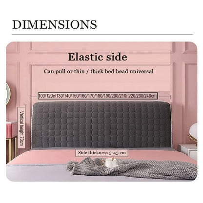 Headboard Cover 160Cm, Headboard Cover Protector With Stretch Side, Washable Dustproof Headboard Cover Thickened - Image 4