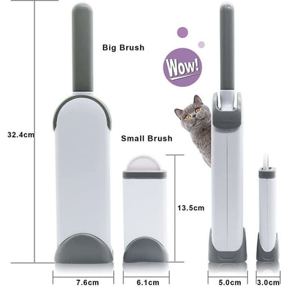 Pet Hair Remover Brush For Cats & Dogs - Reusable Magic Cleaning Brush Removes Hair - Image 4