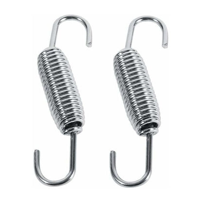 2 pcs Exhaust Pipe Spring,65Mm Length Exhaust Pipe Muffler Swivel Spring Stainless Steel ROtating Mounting Springs With - Image 3