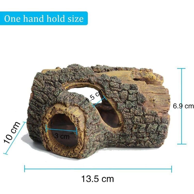 Aquarium Decoration Resin ROot, Aquarium Cave Tree Decoration Artificial Cave For Aquarium Ornaments Home Decor Garden - Image 2