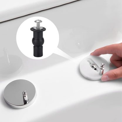Toilet Seat Fixing Toilet Seat Hinge Toilet Seat Fixing Screws For General Toilet Seats 4 pcs Black - Image 2
