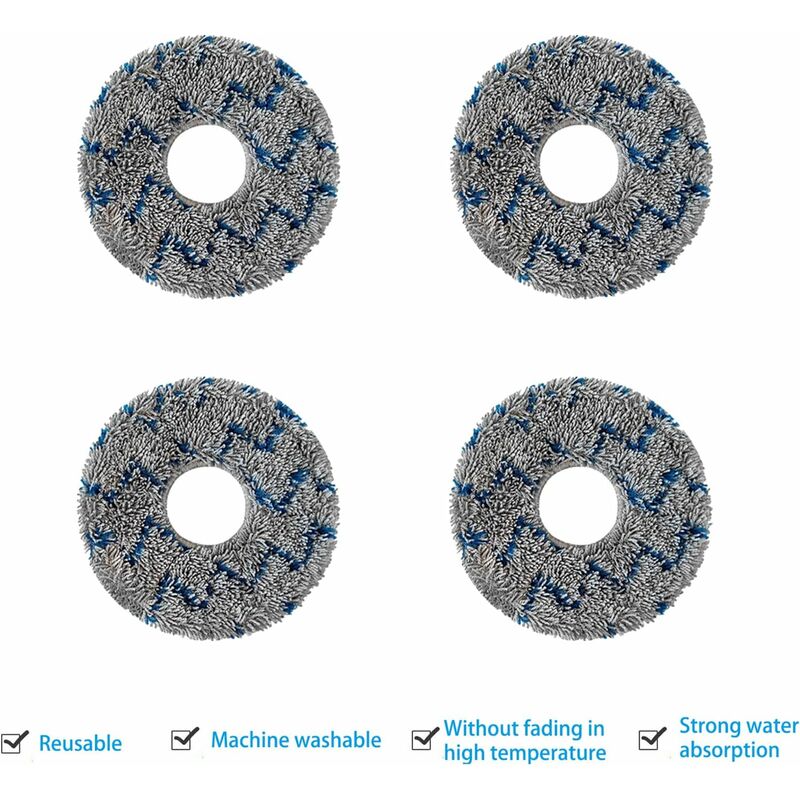 Filter Brush Cloth Replacement Accessories Set For Ecovacs Deebot T20 Omni T10 Omni Deebot X1 Omni X1 Turbo X1 Plus - Image 3