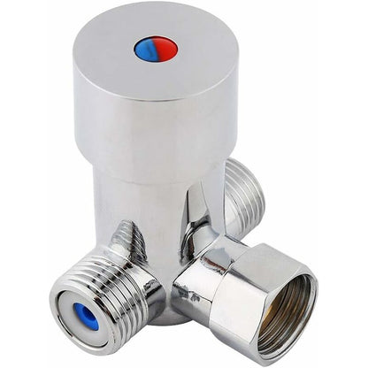 3 Way Mixer Tap - Water Mixer Temperature Control For Automatic Faucet In Bathroom - Image 2