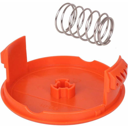 4 Pack Spool Caps + 4 Spring Replacement Parts Compatible With Black+Decker Rc-100-P String Trimmers - Image 4