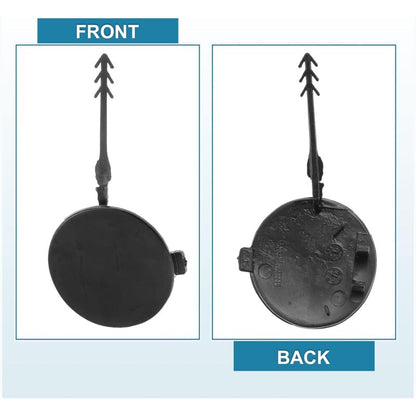 Car Front Tow Bumper Hook Cover 8K0807241 Eye Cover Trailer Cap Black - Image 3