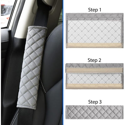 Car Seat Belt Protector Cushion Auto Seat Belt Comfort Travel Pads Pack Of 2 - Image 2