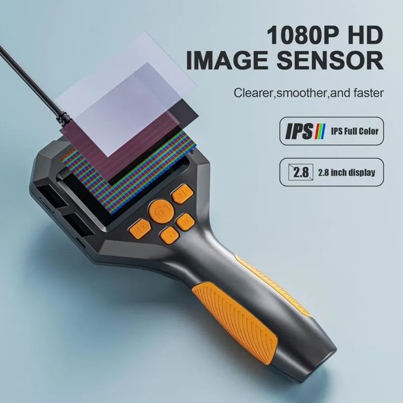Industrial Endoscope 1080P Hd Digital Inspection Camera With 8Mm Ip68 Waterproof Camera, Channel Camera With 2.8" Ips - Image 2