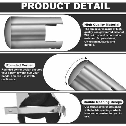 Insulated Garden Hose And Home Enclosure And Covers - Water Saving, Outdoor Faucet Lock, Faucet Lock System - - Image 3