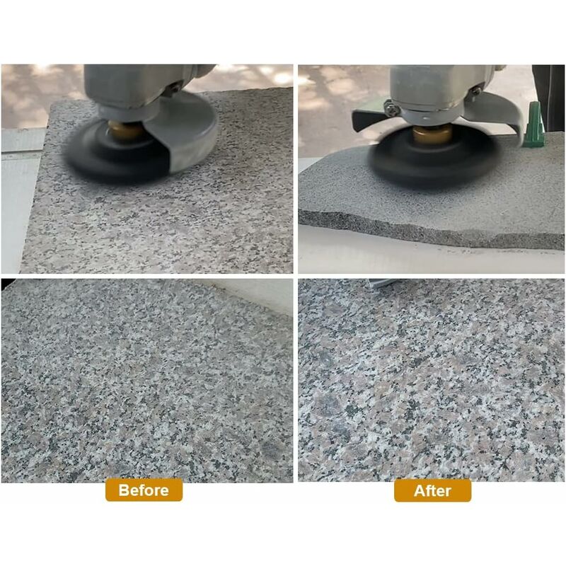7 pcs Diamond Polishing Disc 4"/100Mm Dry Diamond Polishing Pads For Marble, Granite, Stone, Concrete (50) - Image 2