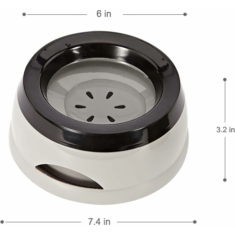 Dog Bowl The Spill-Proof Water Bowl For Dogs Slow Feeder Water Dispenser Bowl For Home And Travel Water Bowl For - Image 2