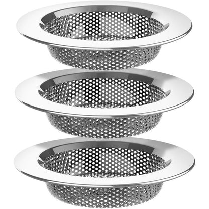 Kitchen Sink Strainer, Stainless Steel Sink Drain Strainer, Dishwasher, 3 Pack