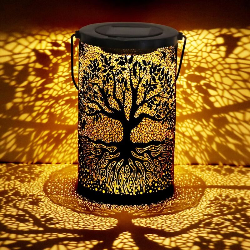 Outdoor Solar Lantern Garden, Decorative Outdoor Solar Lamp, Hanging/Standing, Waterproof Ip44, For Balcony, Garden - Image 3