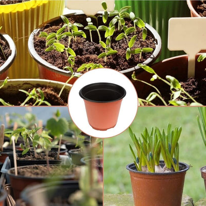 100 pcs 10Cm(Diameter) Soft Plastic Seed Pot Seedling Pot Seedling Pot - Image 4