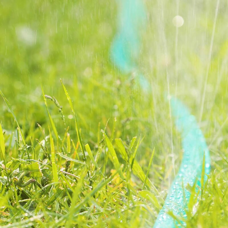 Garden Hose, Flat Irrigation Water Lance, For Garden, Holes, Ready To Connect, 7.5 Meters, Green - Image 3