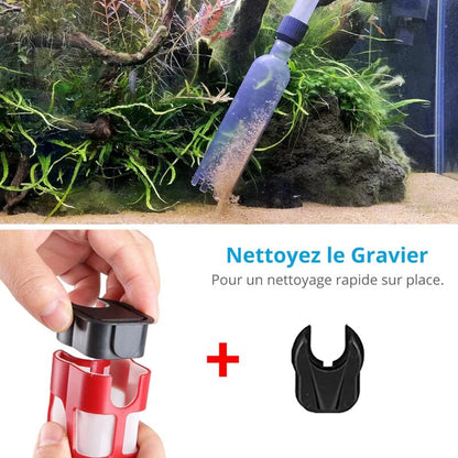 Automatic Aquarium Vacuum Cleaner, Electric Gravel Cleaner Suitable For Medium And Large Aquarium - Image 2