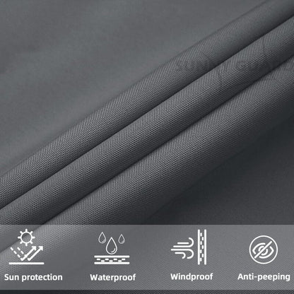 Triangular Shade Sail 3X3X3M Waterproof Shade Cloth Uv Protection For Patio Garden, Terrace, Outdoor, Balcony, - Image 4