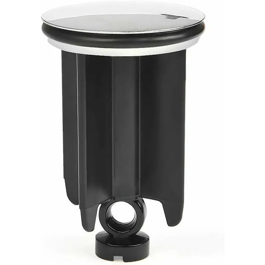 Ersandy Sink Plug ⌀ 40Mm Height Adjustable For Bathroom, Universal Aluminum Alloy Sink Plug - Black
