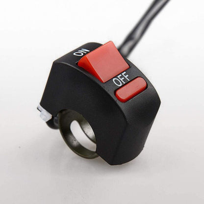 1 Piece Motorcycle Handlebar Switch On Off Push Button Bike Motorbike Tuning Part For U5 U7 U2 LED Headlight Scooter - Image 4