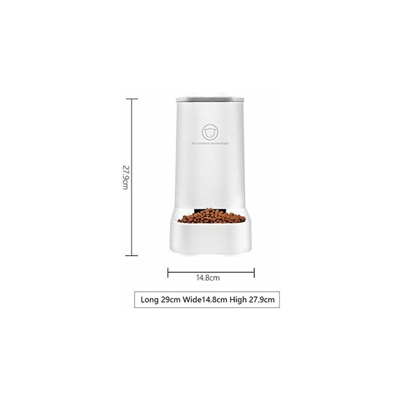Automatic Food/Water Dispenser Fountain-3.75Lx 2 Pieces- Dog/Cat Food/Pet Bowl Accessories Bpa Free - Image 2