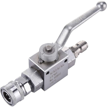 Tool DAily Pressure Washer Ball Valve Kit, 3/8" Quick Connect For Pressure Washer Hose, 4500 Psi