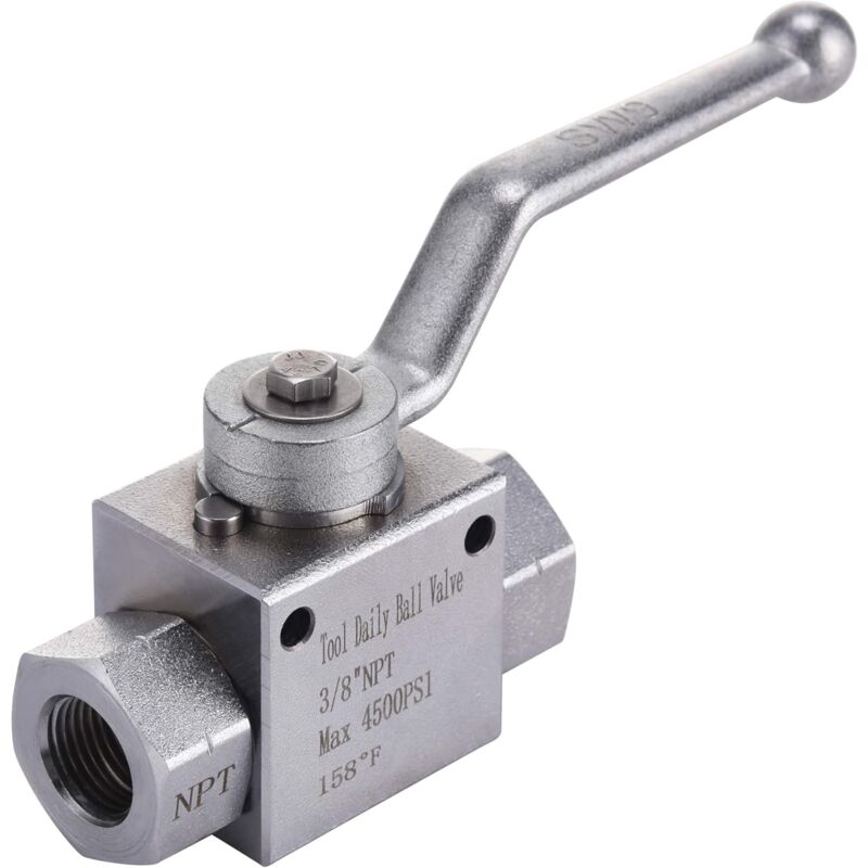 Tool DAily Pressure Washer Ball Valve Kit, 3/8" Quick Connect For Pressure Washer Hose, 4500 Psi - Image 4
