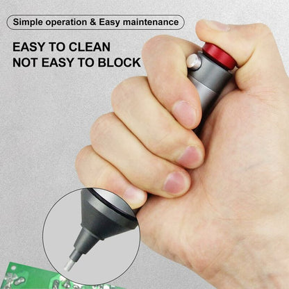 Desoldering Pump With High Temperature Resistant Silicone Nozzle, Premium Aluminum Housing, Stronger Suction Power, - Image 3