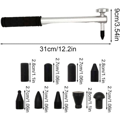 Car Dent Repair Tool, Strong Hammer Tap Down With 9 Heads, Portable Hand Tools Dent Repair Kit Dent Puller Kit For Car - Image 4