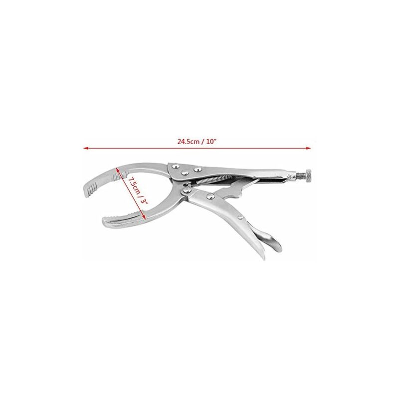 10Inch Oil Filter Pliers, Adjustable Car Oil Filter Wrench Removal Tool - Image 2