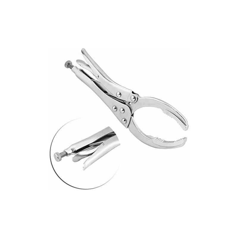 10Inch Oil Filter Pliers, Adjustable Car Oil Filter Wrench Removal Tool - Image 3