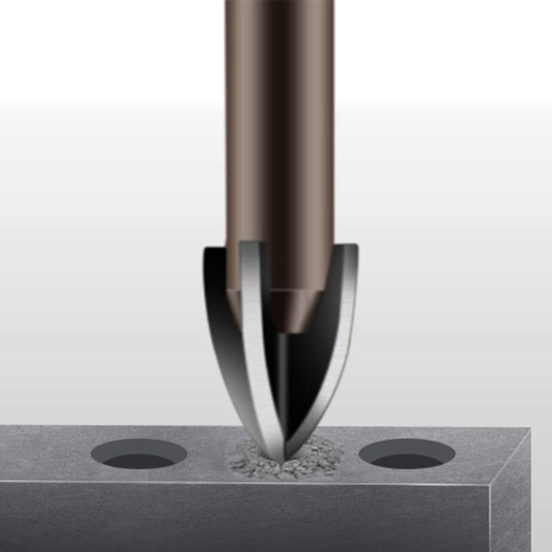 5 pcs Triangle Drill Bit Set, Carbide Tile Drill Bits, Efficient Universal Drilling Tool For Glass, Tile, Concrete, - Image 3