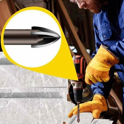 5 pcs Triangle Drill Bit Set, Carbide Tile Drill Bits, Efficient Universal Drilling Tool For Glass, Tile, Concrete, - Image 4