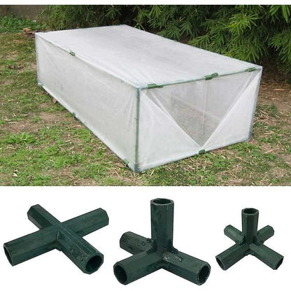 4 pcs 4 Way Garden Frame Corner Connector Pipe Connector Corner Connector For Greenhouse Furniture Frame Inner 16Mm - Image 3