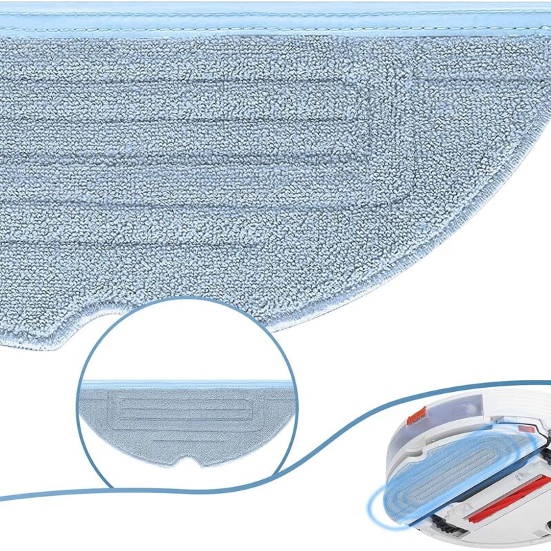6 pcs Mop Cloths For ROborock S7 Pro Ultra S7 Maxv Ultra S7 Plus S7 Max Spare Parts Accessories For ROborock S7 T7S - Image 4