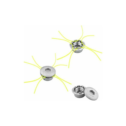 Universal Aluminum Brush Cutter Head Replacement Brush Cutter Heads String Set Lawn Trimmer Attachment Power Tools - Image 3