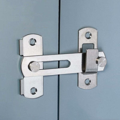 Door Latch Sliding Lock, Stainless Steel Door Lock With Screws Security Door Latches For Window, Garden And Door - Image 2