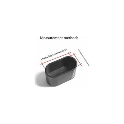 Chair Leg Caps，Oval Silicone Furniture Feet Pads Cover Table Protectors Floor Scratches，8-24 pcs-Transparent/24 pcs - Image 3