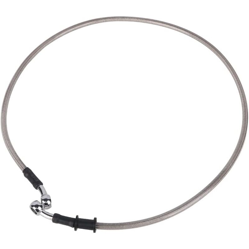 Motorcycle Brake Hose 120Cm, Hydraulic Clutch Hose Aviation Hose For Pit Bike Dirt Bike Enduro Motocross Atv Quad-Silver - Image 2