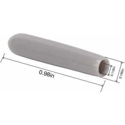 120 Pieces Dishwasher Caps, Inner Diameter 3Mm Pvc Protective Cover, Dish Basket, 325Mm (Grey) - Image 2
