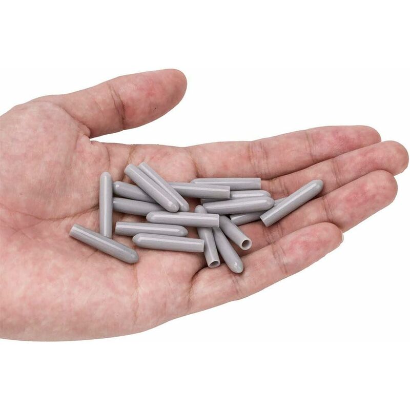 120 Pieces Dishwasher Caps, Inner Diameter 3Mm Pvc Protective Cover, Dish Basket, 325Mm (Grey) - Image 3