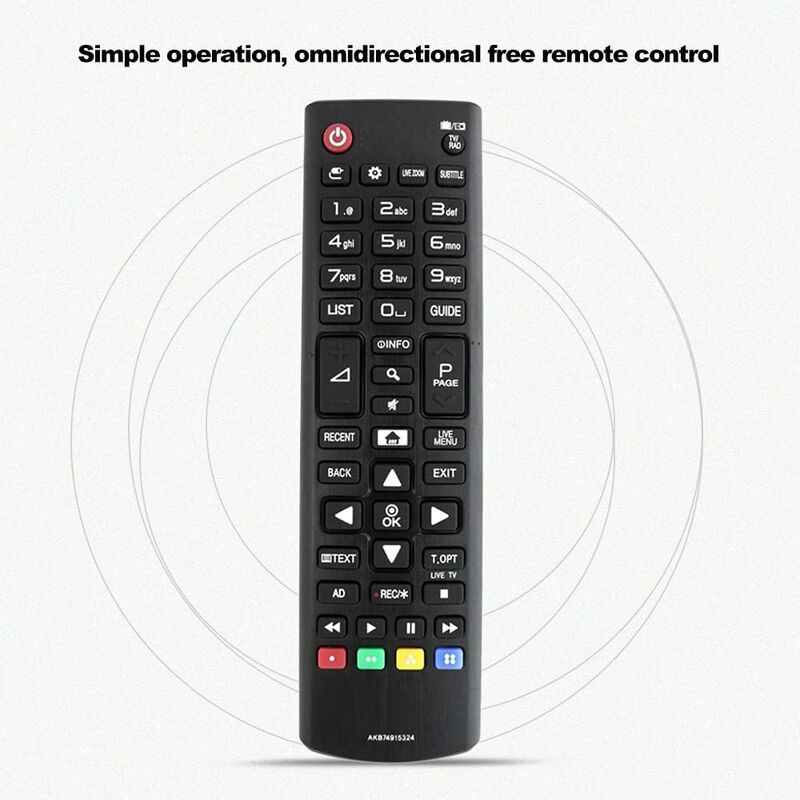 Universal Wireless Tv Remote Control Universal Remote Control For Lg Hdtv LED Digital Smart Tv Black - Image 3